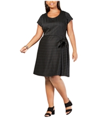 Love Squared Womens Side-Tie A-Line Dress
