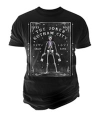 Changes Mens Joker Skeleton Tarot Graphic T-Shirt