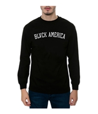Black Scale Mens The Blvck America Ls Graphic T-Shirt