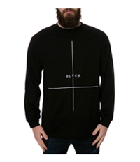 Black Scale Mens The Crossed Ls Graphic T-Shirt