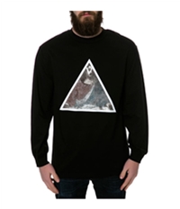 Black Scale Mens The First Supper Ls Graphic T-Shirt