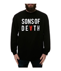Black Scale Mens The Sons Of Death Ls Graphic T-Shirt