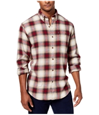 G.H. Bass & Co. Mens Fireside Flannel Button Up Shirt, TW9