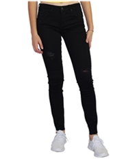 Articles Of Society Womens Sarah Cut-Off Hem Skinny Fit Jeans