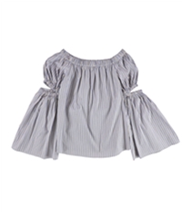 Bar Iii Womens Off The Shoulder Baby Doll Blouse