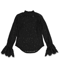 Bar Iii Womens Lace Baby Doll Blouse