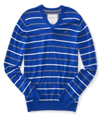 Aeropostale Mens Stripe A87 Knit Sweater