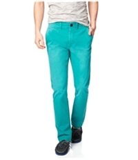 Aeropostale Mens Slim Straight Color Casual Chino Pants