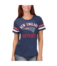 Nfl Womens Patriots Rhinestone Logo Embellished T-Shirt