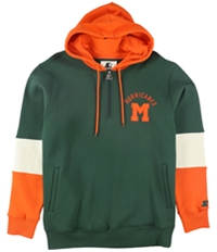 Starter Mens University Of Miami Hoodie Sweatshirt