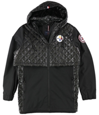 Tommy Hilfiger Womens Pittsburgh Steelers Quilted Jacket