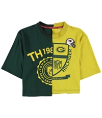 Tommy Hilfiger Womens Green Bay Packers Graphic T-Shirt, TW1