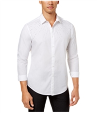 I-N-C Mens Beaded Ls Button Up Shirt