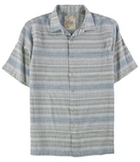 Tasso Elba Mens Striped Button Up Shirt