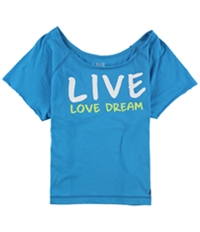 Aeropostale Womens Live Love Dream Pajama Sleep T-Shirt, TW3