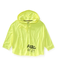 Aeropostale Womens Animal Hooded Hoodie Sweatshirt