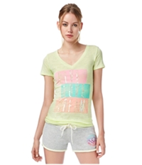 Aeropostale Womens Sequin Stack Graphic T-Shirt