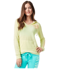 Aeropostale Womens Beach Logo Hoodie Sweatshirt