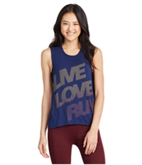 Aeropostale Womens Live Love Run Muscle Tank Top, TW2