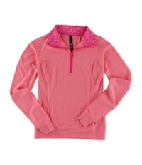 Aeropostale Womens Half Zip Pullover Basic T-Shirt