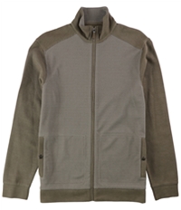 Tasso Elba Mens Jacquard Textured Knit Jacket