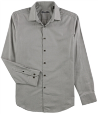 Tasso Elba Mens Dobby Button Up Shirt, TW1