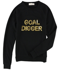 Bow & Drape Womens Sequined Pullover Sweater