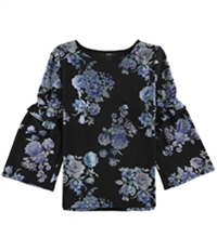 Alfani Womens Floral Knit Blouse, TW5