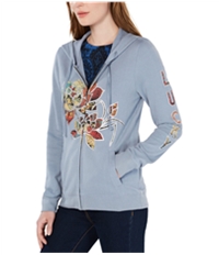 Lucky Brand Womens Legacy Floral Graphic Hoodie Sweatshirt