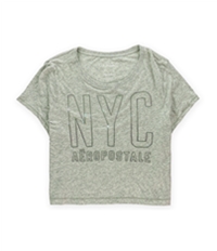 Aeropostale Womens Sequined Nyc Embellished T-Shirt