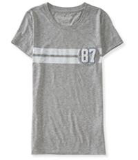 Aeropostale Womens Stripe 87 Embellished T-Shirt