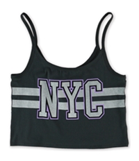 Aeropostale Womens Nyc Cropped Tank Top