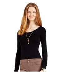 Aeropostale Womens Bodycon Basic T-Shirt