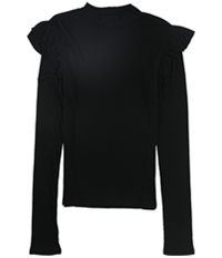 Aeropostale Womens Ruffle Basic T-Shirt