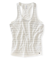 Aeropostale Womens Shimmer Stripe Tank Top
