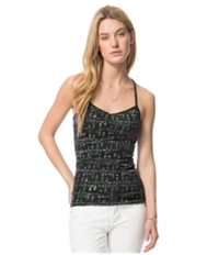 Aeropostale Womens Color Print Cami Tank Top