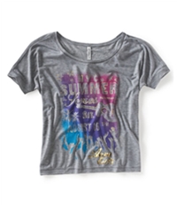 Aeropostale Womens Summerfest Dolman Graphic T-Shirt
