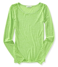 Aeropostale Womens Ultra Light Textured Basic T-Shirt