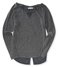 Aeropostale Womens Woven Back Soft Embellished T-Shirt