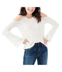 Aeropostale Womens Cold Shoulder Knit Blouse, TW1