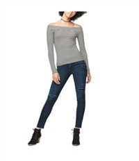 Aeropostale Womens Striped Basic T-Shirt, TW4