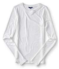 Aeropostale Womens Seriously Soft Ribbed Basic T-Shirt