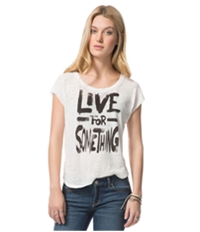Aeropostale Womens Sheer Graphic T-Shirt
