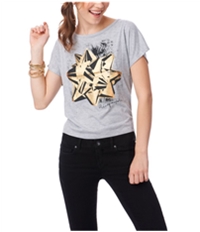 Aeropostale Womens Gold Star Graphic T-Shirt