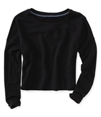Aeropostale Womens Wide Cropped Crew Knit Sweater