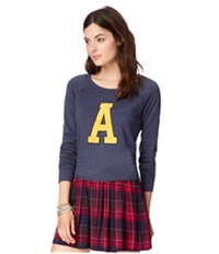 Aeropostale Womens Cropped A Pullover Sweater