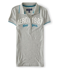 Aeropostale Womens 1987 New York Polo Shirt