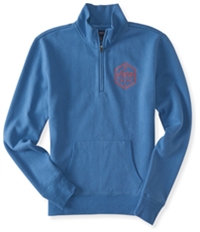 Aeropostale Womens 1/4 Zip Logo Sweatshirt
