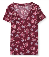 Aeropostale Womens Floral Graphic T-Shirt, TW7