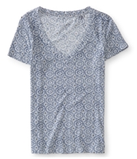Aeropostale Womens Geo Floral Graphic T-Shirt